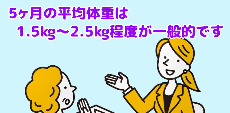 生後5ヶ月のマルチーズの平均体重は「1.5kg〜2.5kg」程度が一般的な目安ですと説明する専門家