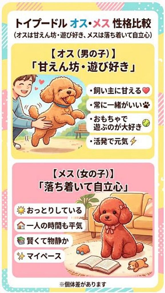 性格の比較図