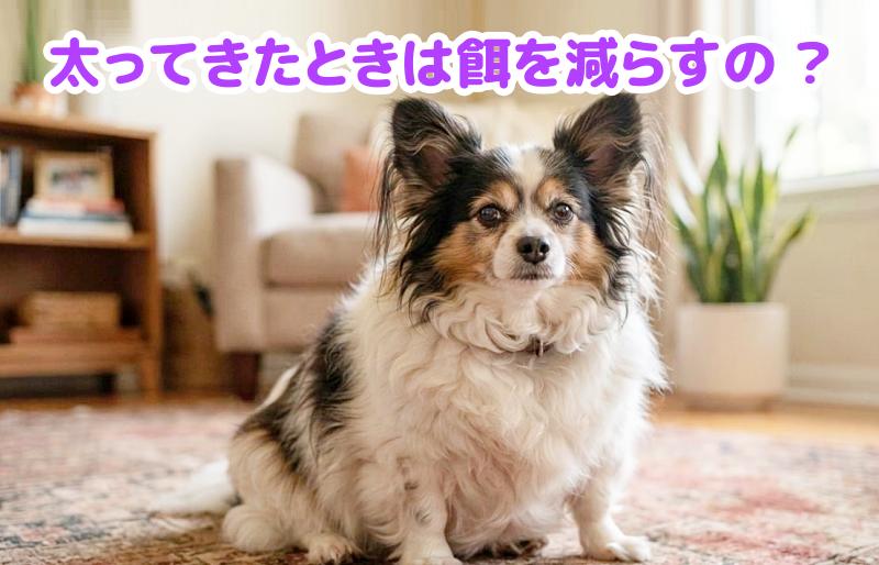 肥満のパピヨン
